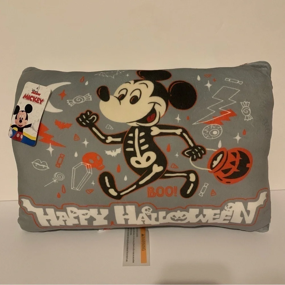 NWT. DISNEY Mickey Mouse Halloween Pillow